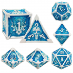 Metal DICE COC Running Group DND Dungeons & Dragons TRPG Polygon komplekt D6 Cthulhu lauam&auml;ng DICE