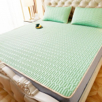 Suvine &otilde;huke madratsikate, lahe voodilina, liibuv latekslina, suvine matikomplekt, jahutava tundega voodikate, madrats, tepitud voodipesu(Koos padjap&uuml;&uuml;riga) 90x200cm+ 1 X pillowcase