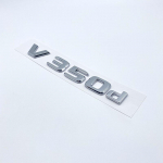 3D Letters V250d V300d NIGHT EDITION ABS embleem Mercedes Benz V klassi W447 auto poritiiba m&auml;rgi pagasiruumi nimesilt logo kleebis silver V350d