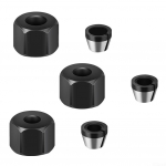 6 tk Trimmeri padrunh&uuml;lss Freesiterade graveerimis- ja kantimismasinale 1/4 tolli 6 mm 8 mm