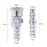 2 tk / komplekt TL-S12 20SH+PH kiirterasest pneumaatiline liitmik kiirk&otilde;rgsurve&uuml;hendus 20SH+PH