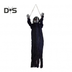 Halloweeni rippuv kummituskaunistus &Otilde;udne Grim Reaper Skelett Kummitus &Otilde;udne kodupeo sisustus &otilde;ue veranda kummitusmaja jaoks armee roheline v&auml;rv