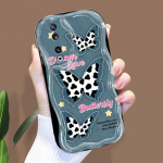 Armas koomiksimustriga kreemjas tekstuuriga korpus Lainelise servaga pehme silikoonkaanega telefoni&uuml;mbris Huawei Honor Infinix Tecno iPhone'i jaoks Huawei Nova 9 SE puhas