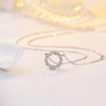 Ripats Choker Kerge Luksuslik Esteetiline Ni&scaron;&scaron; Clavicle kaelakee Ehted Naiste kingitus onesize