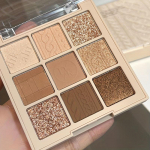 9-v&auml;rviline lauv&auml;rvipalett matt ja s&auml;delevad toonid sametine tekstuur maapruunid toonid, neutraalsed k&uuml;llastus, pehme glam meik Beauty lauv&auml;rv 1pc