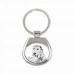 Irish Wolfhound - keychain with a dog, keychain with a print, personalized pendant from the Art-Dog brand h&otilde;be
