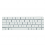 PBT klahvistikud 68 klahvi Minimalistlik valge t&uuml;hi klahvikork, v&auml;rvimine subbed klahvikork AK680 RK68 DK68 paigutusega klaviatuuride jaoks