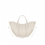 Prantsuse ni&scaron;i kvaliteetne PU-nahast kaasaskantav kandekott S&uuml;gisene uus naiste kaenlaaukott Moodne suure mahutavusega tiib-&auml;mbrikott ostukott S valge