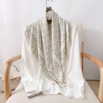 90CM Neli Aastaaega Ruudukujuline Suur Ruudukujuline Sall Luksuslik Dekoratiivne S&auml;rk Professionaalne Peapael Juuksepael P&auml;ikesekaitse Peapael 90*90