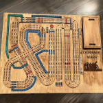 Puidust lauam&auml;ngukomplekt sisseehitatud lauahoiukambritega, klassikalised lauam&auml;nguribam&auml;ngud One Size