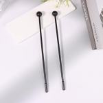 2 tk 28 cm l&ouml;&ouml;ktrumm pulgad trummipulgad T&auml;iskasvanud Stick Mallet r&uuml;tmi kummist lapsed pulk mallet plastist instrument