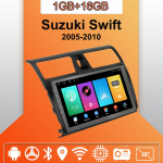 Android Carplay autoraadio Suzuki Swift 2005-2010 multimeediumipleieri peakomplekti stereo-GPS-i navigatsioonis&uuml;steemiga BT WIFI 2+32GB 1+16GB