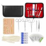 Suture Practice Kit Suturing Human Skin Medic al Silicone Training Pad Tool Kits