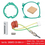 5tk auto 12V h&otilde;&otilde;gk&uuml;&uuml;nalde komplekt auto &otilde;hk-diisel-tihend + keraamiline h&otilde;&otilde;gk&uuml;&uuml;nla komplekt Hiina diiselk&uuml;ttekehale 5-8KW 5 Pcs