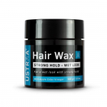 Ustraa Strong Hold Hair Wax For Men- Wet Look - 100g - Non-greasy wax, Easy-to-Wash, Strong Hold, Glossy & Shiny Finish
