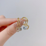 Disain Moeehted Peen tsirkoonist s&uuml;dameripats K&otilde;rvar&otilde;ngad Elegantsed naiste pulmaaksessuaarid valge