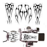 Mootorratta mootorratta leegi gaasipaagi ja poritiibade kleebised Vin&uuml;&uuml;lkleebis DIY Decor