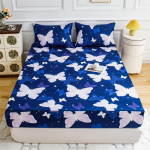 Lilletr&uuml;kis Deep Pocket kuninganna voodilinade komplekt - 3 arvutit pehmest mikrokiust kuninganna voodilinad Deep Pocket pleekimiskindlad voodipesu linad ja padjap&uuml;&uuml;rid 160x200+25cm+2 pillowases