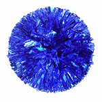 1 tk plastikust kahe auguga k&auml;epidemega Cheerleader Pom Poms Metallic Streamer Club Sport A3