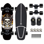 Tai Maple Big Fish Board &Uuml;ks &uuml;lespoole p&ouml;&ouml;ratud rula jalutuslaud Land Surfboard Brush Street Board Neli