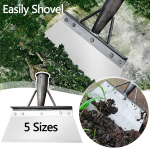 Aia mangaanterasest labidas majapidamises p&otilde;llumajandusloomade saagimiseks terasest labidas mitmeotstarbeline paksendatud puhastus 210 h&otilde;be