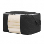 Teki hoiukott Suure mahutavusega topeltt&otilde;mblukud akende disain Magamistoa riiete hoiukott Majapidamistarbed must