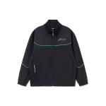 Li Ning Spordi Korvpallisarja Pikkade Varrukatega Seisva Kraega L&otilde;tv Logoga Jakk Unisex Jakk Must AWDR717-3 L black