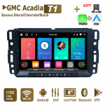 8-tolline autoraadio Android jaoks GMC Acadia Savava Sierra Chevrolet Avalanche Suburban Carplay 2Din Autoaudio peaseadme navigeerimisseade GPS 2+64GB 1+32GB