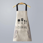 Waterproof Cute Japanese Style Cooking Apron - Wipeable & Oil-Proof for Women