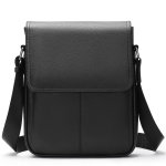 Meeste Nahast Kott &Otilde;lakott Ehtne Nahk Crossbody Kott Pealmine Kiht Veisenahast &Otilde;lakotid must