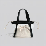 Kandekott suvine uus PVC l&auml;bipaistev kott disainerkott suure mahutavusega pingutusn&ouml;&ouml;riga k&auml;eshoitav &otilde;lakott sportlikus stiilis