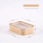 25 tk. Toidukvaliteediga &uuml;hekordselt kasutatav j&otilde;upaberist l&otilde;unakarp ristk&uuml;likukujuline v&auml;ljav&otilde;tmispaber Bento Box kerge salati l&otilde;unakarp