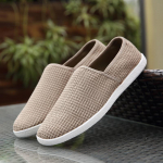 Kevadised Espadrilles Meeste vabaajajalatsid Hingavad l&otilde;uendist kingad Meeste Moodsad s&otilde;idujalatsid Meeste Slip On Loafers Suvi 39 pruun