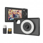 1080P digikaamera Digitaalne videokaamera 48MP 2,8-tolline IPS-ekraan automaatne teravustamine 16x suum Sisseehitatud LED roheline
