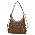 &Otilde;lakott Naiste Crossbody kott Trend Lihtne mood k&auml;eshoitav suure mahutavusega Pu k&auml;ekott kohv