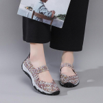 Mood Suvi Naiste Sandaalid 2024 Uus Mood Kummipaelaga Punutud Kingad Hingavad Kerged Naiste Vabaaja Mokassiinid Zapatos De Mujer 35 mitmev&auml;rviline