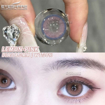EYESHARE Fashion Colored Contact Lenses Bright Blue Contact Lenses Purple Eye Contact Lenses Annual Colored Contact Lenses 1 Pair
