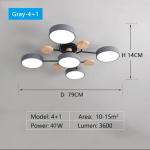 Uus LED-lagripirn restorani valgustus hotelli korteri moodne stiil elutuba magamistuba villa lagi l&uuml;hter tehase m&uuml;&uuml;k 3 color Dimmable