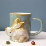 J&auml;nes Keraamiline Veetass Loomakujuline Kruus Kohvitass P&auml;rastl&otilde;unatee Tassid Piimatee Tassid Kohvikruus Teekruusid Kodu Joogin&otilde;ud Kingitus sinine