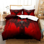 3D-prinditud Diablo IV m&auml;ngu voodipesukomplekt Tekikate Voodikomplekt Tekikate Padjap&uuml;&uuml;r Tekk Kuninga Suurus Kuninganna Suurus Poiste T&auml;iskasvanute Voodipesu AU King 240x210cm black