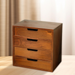 Lauasahtiga lauaorganiseerija karp siseruumides kasutamiseks 25x17.5x25 cm_4 Drawers