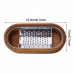 Roostevabast terasest juustu riiv anumakarbiga K&auml;siviilutaja purustaja k&ouml;&ouml;giriiv v&otilde;i-k&ouml;&ouml;giviljade k&ouml;&ouml;giriistade jaoks