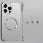 &Otilde;huke raamita magnetiline telefoni&uuml;mbris iPhone 16 Pro Max 15 Pro 14 Plus 13 12 jaoks, MagSafe'ile, matt, p&otilde;rutuskindel, &uuml;hev&auml;rviline p&otilde;rkeraud iPhone 16 must