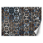 Tapeet Sinised mosaiikklaasplaadid 100x70 sinine