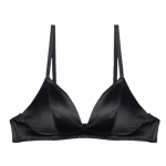 Prantsuse aluspesu naiste Seksikas kolmnurkkapp juhtmevaba rinnahoidja, k&otilde;rge kvaliteediga &otilde;mblusteta j&auml;&auml;siidist pesu Deep V rinnahoidja Comfort Bralette M