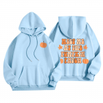 Naiste mood Naiste kerge pikkade varrukatega taskutega pullover Preppy graafiline kapuuts M