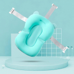 Beebi du&scaron;&scaron; vannipadi libisemiskindel vasts&uuml;ndinu vannimatt Ohutus imetamine Kokkupandav tugi Mugav kehapadi matt padi sinine