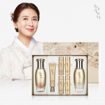 Hwanghujiha Lee Ilhwa Ribbonyeon 3-osaline nahahoolduskomplekt + kinkekott &ndash; vananemisvastane ja helendav