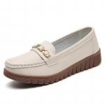 2025 Uus Kevad-S&uuml;gis Naiste Nahast Baleriinad Slip-on Mokassiinid Zapatos Mujer Moodsad Mokassiinid Vabaaja Kingad Naistele 35