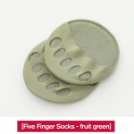 Viie s&otilde;rmega sokid Naiste sokid Suvised &otilde;hukesed varbad sokid Tallad Paadi sokid K&auml;snpadi puuvillased p&otilde;hja sokid Invisible mandliroheline